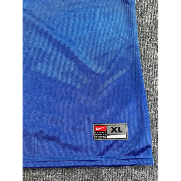 Vintage Nike Jersey Kids XL Blue Short Sleeve Soccer Shirt Nike Team RN 56323 - Picture 3 of 11